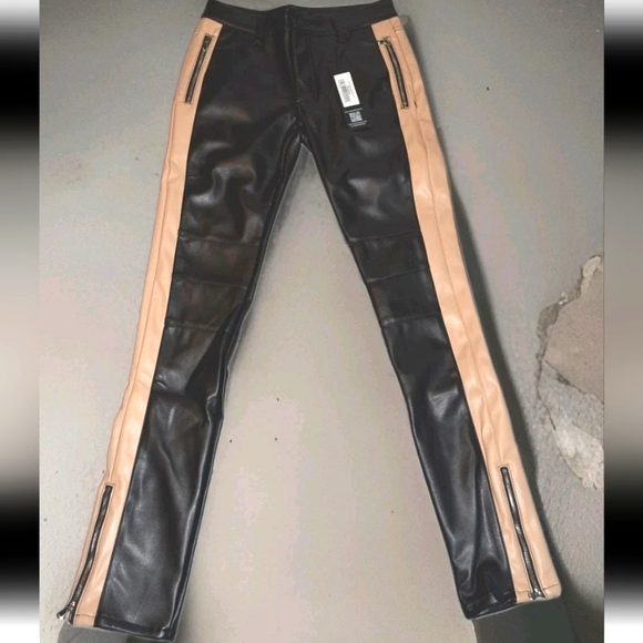 Rockstar Original Other - Rockstar Original Playboy Faux Leather Skinny Jeans size 32 - 33" inseam
